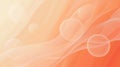 A minimal color backdrop with a gradient of warm peach and soft coral, combined with simple
