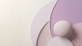 A minimal color backdrop with soft taupe and light lavender, featuring clean abstract lines and