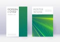 Minimal cover design template set Royalty Free Stock Photo