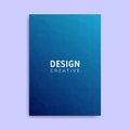 Minimal Cover Design template with texture modern different style on background for brochure catalog poster book magazine. Creati Royalty Free Stock Photo