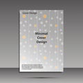 Minimal covers design. Geometric halftone gradients. Eps10 vector. Royalty Free Stock Photo