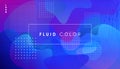 Cool ultraviolet gradients banner landing page Future geometric patterns Abstract fluid color bubbles Background Eps10 vector sign