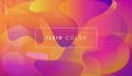 Cool Instagram soft gradients banner landing page Future geometric patterns Abstract fluid bubbles Background Eps10 vector sign