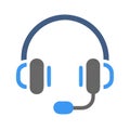 Customer Support Headset Icon Royalty Free Stock Photo