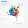 Minimal 3D info-graphics