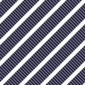 Minimal dashed lines vector seamless pattern, abstract background. Simple geometric design. Diagonal parallel stripes. Single col Royalty Free Stock Photo