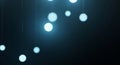 Minimal Floating Light Dots Abstract Background Royalty Free Stock Photo