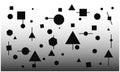 Minimal Gematrical pattern abstract background templet Royalty Free Stock Photo