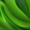Minimal geometric background. Green elements with fluid gradient. Dynamic shapes composition. Liquid wave background with green Royalty Free Stock Photo