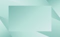 Minimal geometric background. Mint green elements with gradient. Royalty Free Stock Photo