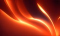 Minimal geometric background. Orange elements with fluid gradient. Modern red curve. Liquid wave background with red color Royalty Free Stock Photo
