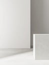 Minimal geometric block with soft shadows