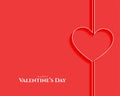 minimal happy valentines day background design