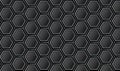 Minimal Hexagonal Black Gray Pattern Background