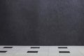Minimal Industrial Concrete Wall With A Checkered Tile Floor Pattern For Studio Background Texture. Royalty Free Stock Photo
