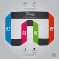 Minimal infographics design. Vector Royalty Free Stock Photo