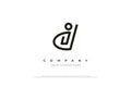 Minimal Initial Letter ID Logo Design Vector