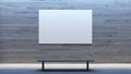 Minimal interior mock up poster frame gallery / 3d render image Royalty Free Stock Photo