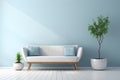 minimal interior room, showcasing an interior design concept Royalty Free Stock Photo