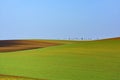 Minimal landscape of South Moravia Royalty Free Stock Photo