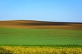 Minimal landscape of South Moravia Royalty Free Stock Photo