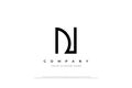 Minimal Letter DN Logo Design