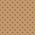 Minimal menswear seamless pattern with small elements ornament