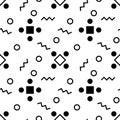 Minimal Monochrome Geometric Pattern