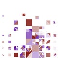 Minimal mosaic abstract background pattern art Royalty Free Stock Photo