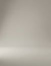 Minimal Neutral Studio Background with Copy Space for Product Mockup Royalty Free Stock Photo