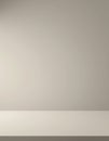 Minimal Neutral Studio Background with Soft Gradient and Copy Space Royalty Free Stock Photo