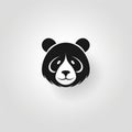 Minimal Panda Logo Vector - Playful And Ironic Design
