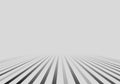 Minimal perspective gray lines background. Vector illustration Royalty Free Stock Photo