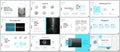 Minimal presentation templates. Tech elements