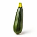 Minimal Retouched Zucchini On White Background Royalty Free Stock Photo