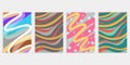 Minimal set abstract background covers design. Colorful halftone gradients. Future geometric patterns. Eps10 vector illustration c