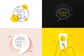 Minimal set of Environment day, Quick tips and Palette line icons. For web development. Vector