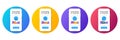 Minimal set of Star target, Water cooler and Event click line icons. For web development. Vector Royalty Free Stock Photo