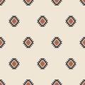 Minimal Southwestern Boho Navajo Seamless Pattern