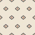 Minimal Southwestern Boho Navajo Seamless Pattern