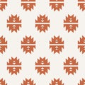 Minimal Southwestern Boho Navajo Seamless Pattern