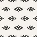 Minimal Southwestern Boho Navajo Seamless Pattern