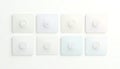 Minimal square icons simple data set Royalty Free Stock Photo