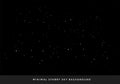 Minimal starry night sky background - vector few stars space background Royalty Free Stock Photo