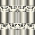 Minimal Stripe Graphic Design. Seamless Disco Pattern