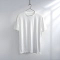 Minimal T-Shirt Mockup Displayed on Clean Background Highlighting Simple Design and Versatile Presentation Royalty Free Stock Photo