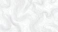 Minimal Topographic Line Map Pattern on White Background Royalty Free Stock Photo