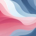 Minimal Vector Abstract Pink And Blue Wave Wallpaper Royalty Free Stock Photo