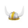 minimal viking hat 3d rendering Royalty Free Stock Photo