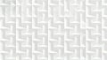 Minimal White 3D Geometric Background Set with Abstract Patterns Royalty Free Stock Photo